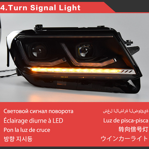 Per Volkswagen <span class=keywords><strong>Tiguan</strong></span> L 2017 2018 2019 <span class=keywords><strong>2020</strong></span> 2021 luce anteriore aggiornamento luce frontale a LED gruppo faro DRL - Product Image 6