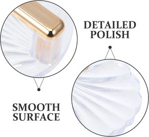 In Stock <b>Plastic</b> Eco-Friendly Multifunction Transparent Shell <b>Hook</b> Door <b>Hooks</b> No Punching for Bathroom Bedroom Wall Hanging - Product Image 3