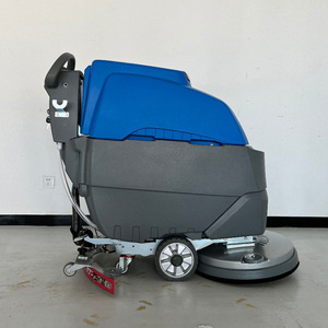 Floor Scrubber Rechargeable Battery 1450 Rpm Maintenance-Free Commercial Cleaning Machine For Airports Factories Exhibition - Product Image 4