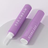 Flacon pompe airless 7,5 ml 15 ml pour crème contour des yeux avec applicateur de massage, tube pour sérum oculaire, fabricant OEM ODM conforme aux normes