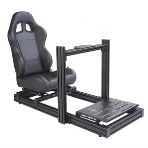 โครงอะลูมิเนียมสำเร็จรูป OEM DIY สำหรับประกอบเบาะนั่งแข่งรถ รุ่น 4080 พร้อมชุดอุปกรณ์แข่งรถแบบ Sim Rig และคันโยก Next Lever F Gt - Product Image 3