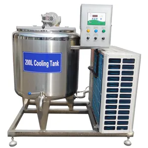 Tanque de precalentamiento de leche, homogeneizador, fermentación de yogur pasteurizado, refrigeración fría vertical