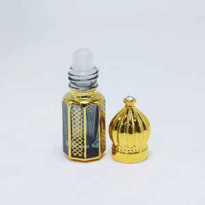 Nuevo Diseño de Botellas de Vidrio Vacías de 6 ml y 12 ml para Perfume Árabe Attar con Tapa de Cristal - Product Image 3