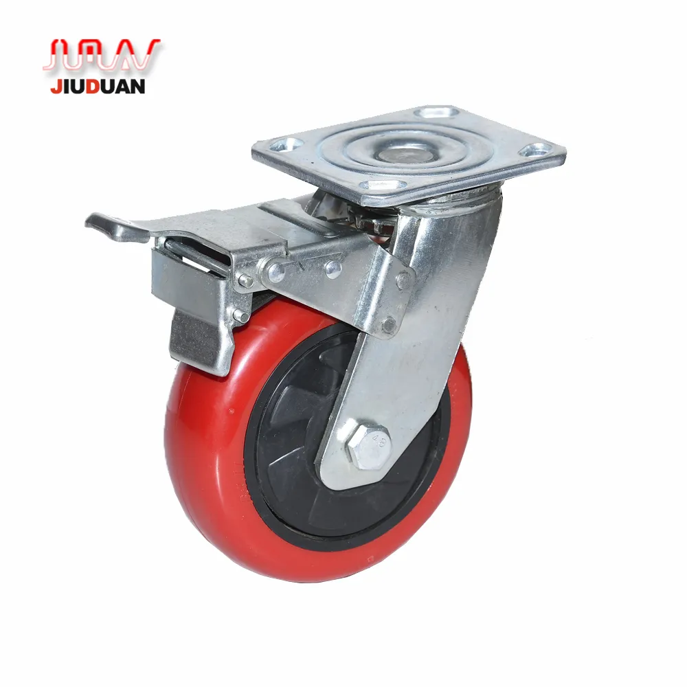 industrial 8 inch caster wheel polyurethane caster wheels pu caster