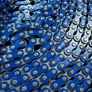 Juego de <span class=keywords><strong>Cadena</strong></span> de Motocicleta <span class=keywords><strong>Dorada</strong></span>, Nuevo, Cadenas de Piñón de Acero para Motocicletas 420 428 428H <span class=keywords><strong>520</strong></span>, Piezas de Transmisión - Product Image 5