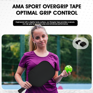 AMA SPORT Overgrip Assorbente con Logo Personalizzato - Materiale PU Morbido e Sottile per Protezione Completa in Tennis, Badminton, Padel e <span class=keywords><strong>Squash</strong></span> - Product Image 5