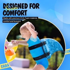 Flotador de espuma EVA personalizado con aleta de tiburón para niños, de secado rápido, para piscina, <span class=keywords><strong>precio</strong></span> de fábrica al por mayor - Product Image 4