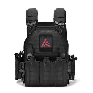 Wholesale 1000D Nylon Oxford Fabric Waterproof Safety <strong>Black</strong> Tactical Gym Hunting <strong>Vest</strong> - Product Image 1