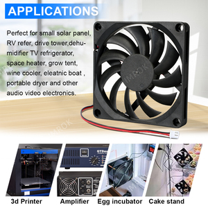 Chất Lượng Cao 80Mm 5V USB 80X80X10Mm 8Cm 8010 Không Chổi Than 12V DC Làm Mát Mát PC <span class=keywords><strong>CPU</strong></span> Trường Hợp Máy Tính <span class=keywords><strong>Fan</strong></span> Hâm Mộ - Product Image 3