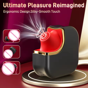 Vibromasseur en forme de cube de Rubik Gelance pour femmes, jouet sexuel pour couples lesbiennes, 7 modes de vibration, en forme de bouche, 100% étanche, USB - Product Image 6