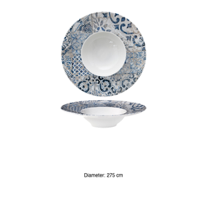 Bol à pâtes Napoli Cordoba Ø 27,5 cm, intérieur Ø 14,5 cm, impression numérique Saturnia - Product Image 3
