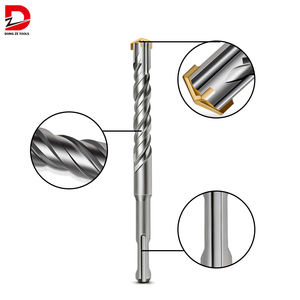 DZ Cross Tip <span class=keywords><strong>4</strong></span> máy cắt <span class=keywords><strong>4</strong></span> sáo cacbua thép khoan bit Đặt đôi sáo tối đa búa cho bê tông đá granit chế biến Xoắn - Product Image 3