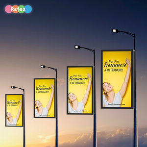 Pantalla LED para Poste de Luz de Calle, Impermeable IP65, Doble Cara, Reproductor de Video, Kiosco, Señalización Digital, Publicidad - Product Image 4