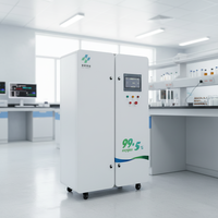 Générateur d'oxygène haute pureté 93%-96% avec technologie PSA contrôlée par PLC, 220V/380V, capacité 20m3/h, haute productivité
