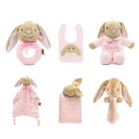 Jouet en peluche pour bébé, jouet pour nourrissons, couette, anneaux de dentition, jouets en peluche