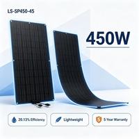 Panneau solaire flexible LS-SP520-25 de 8,95 kg pour montage sur tente, idéal pour les installations hors réseau avec câbles de sortie de 50 cm