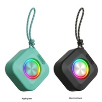 Haut-parleur Bluetooth portable sans fil mini avec lumière LED ambiante populaire, grand volume, subwoofer pour la lecture de musique en intérieur