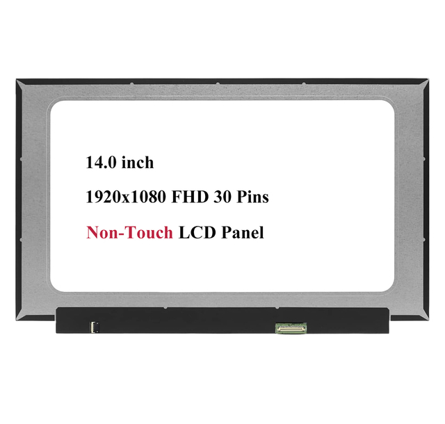 Original LCD Screen NV140FHM-N3B NV140FHM-N4K NV140FHM-N4B NV140FHM-N4H N140HGA-EA1 FHD Screen Display Panel Replacement