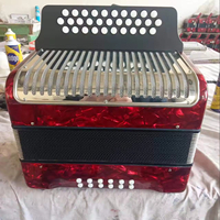 31 Key 12 Bass,FBbEb Tune 31 Buttons 12 Bass Button Accordion, Bayan Accordions with ABS case