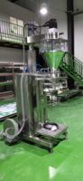 Machine de remplissage semi-automatique pour sacs de 1 kg à 50 kg, pour poudre de poivre, farine, savon, avec levage par le bas et contrôle PLC