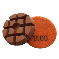 Graine de 3 pouces # Pads de polissage diamantés 50-3000 à liant résineux pour le polissage des sols, personnalisables OEM, marque Bolide CD-NM pour granit et marbre