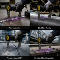 Détecteur de défauts à fourche magnétique rechargeable LKMT-D6, double mode AC/DC, pour l'inspection des soudures et la détection des fissures de surface