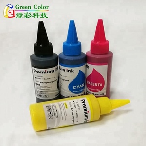 Tinta de Recarga de Pigmento para Papel de Arte de Alta Calidad, 100 ml, Compatible con Epson R330 R270 1390 T50 <span class=keywords><strong>T60</strong></span>, a Base de Agua - Product Image 1