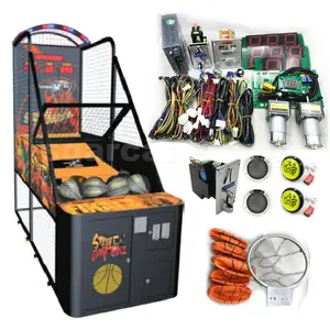 Rua interior Coin Operated Shooting Sensor Basketball Acessórios Kit Arcade Game Machine Máquinas Arcade comerciais para venda