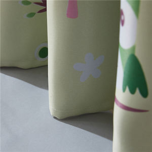 En gros Bleu Belle Impression <span class=keywords><strong>Style</strong></span> Chambre D'enfant Pleine Ombrage Tirer Plissé Ruban Personnalisé Polyester Rideaux Occultants// - Product Image 5