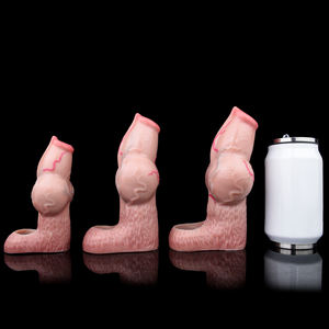 Manchon de pénis pour chien FAAK, manchon de pénis masculin réaliste, anneau de pénis, gaine de pénis, gode creux, jouets sexuels pour hommes, élargissement du pénis, couples - Product Image 6