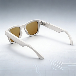 Gafas Inteligentes M02 OEM con Grabación 4K sin Conexión, Traducción por IA, Audio <span class=keywords><strong>de</strong></span> Seguridad <span class=keywords><strong>de</strong></span> Oreja Abierta, Cámara Dual <span class=keywords><strong>de</strong></span> 800W, GPS, IP54 - Product Image 1