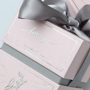 Caja de regalo de boda para invitados, pendientes de cinta, embalaje de joyería, Cajas de Regalo, juego de caja de regalo para mujer - Product Image 4