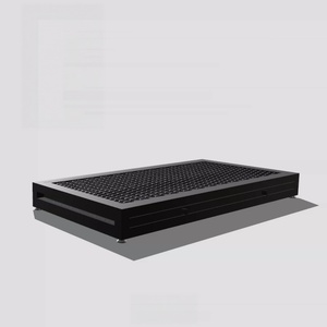 Base Metálica para Jardín con Plato de Agua, Bloque de Malla Engrosada, Soporte para Raíces, Plantas y Flores, Plataforma de Conservación - Product Image 4