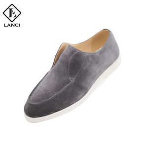 Scarpe 2023 LANCI azienda produttore di vera pelle Designer di lusso da uomo su misura mocassini Casual scarpe da barca per gli uomini - Product Image 1
