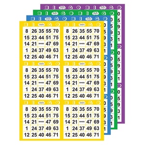 Juego de Cartas de Bingo con Diseño Creativo Único, Impresión Digital, Alfabeto y Números, para Niños - Product Image 1