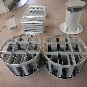 Kimyasal makine parçaları için yüksek verimli Metal Trough tipi sıvı dağıtıcı kule Internals - Product Image 2