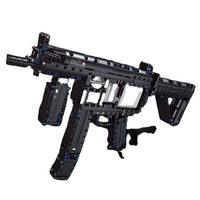 TGL T2035 Fusil Mitrailleur Militaire MP5 Gatling Arme Technique Briques Jouets pour Enfants Garçons Ensembles de Blocs de Construction