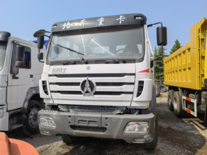Kargo kamyon çin marka kullanılan Beiben 6x4 2020 yıl düşük kilometre 31000KG Test raporu ve Video muayene için makine ile satılık - Product Image 2