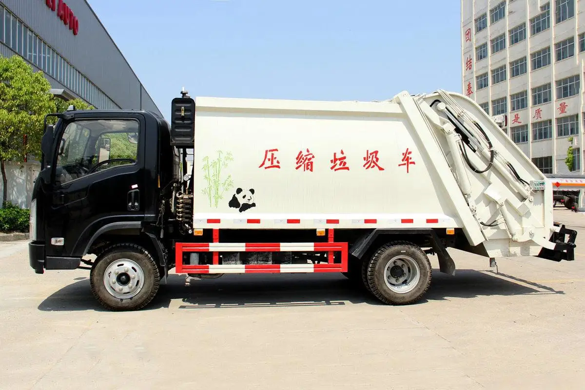 Shacman X9 Xe tải rác 4x2 xe tải nhỏ giá 130hp Trung Quốc giá rẻ tùy chỉnh xe tải nén rác xe