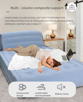 Matelas Gonflable Pliable sur Mesure Taille Queen avec Pompe Intégrée et Fonction Massage, Design Contemporain pour Usage Domestique