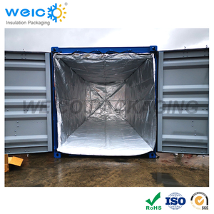20ft 40ft 40hc dệt vải cách điện hàng hóa công nghiệp chăn nhôm lá mỏng vận chuyển <span class=keywords><strong>container</strong></span> lót - Product Image 4