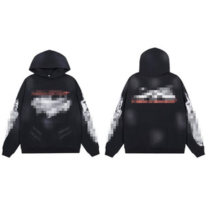 Sudadera con capucha estilo streetwear para hombre, sudadera holgada de algodón retro, jersey con estampado de corazón gótico, chaqueta moderna para otoño - Product Image 3