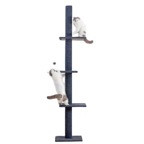 Árvore de atividades para gatos, árvore de animais de estimação de 95-113 polegadas, árvore de animais de estimação para gatos, torre de gatos, brincar de animal de estimação brinquedo Para Gatos