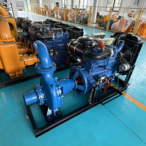 Pompe centrifuge triphasée motorisée OEM/ODM 200m à commande automatique, construction en fer, pour irrigation et lutte contre les inondations, débit 200-1000m³/h - Product Image 2