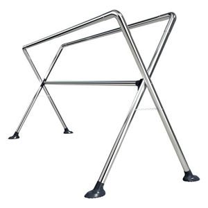 Séchoir à <span class=keywords><strong>linge</strong></span> pliable à longueur réglable avec cadre métallique stable, filet de séchage et support à chaussures - Product Image 1