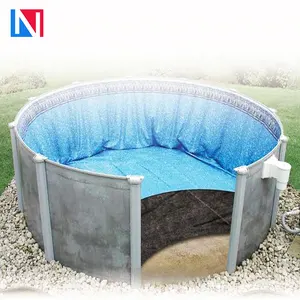 Imbottitura per piscina con rivestimento in feltro resistente in materiale ecologico Pre-taglio per piscina fuori terra