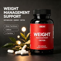 Capsules OEM pour le métabolisme et le contrôle de la prise de poids, la gestion des graisses et la détoxification, capsules de soutien pour la détoxification abdominale et la gestion du poids