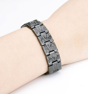 Joyería <span class=keywords><strong>para</strong></span> Hombre, Cadena de Acero Inoxidable, Brazalete Bioenergético, FIR, <span class=keywords><strong>Iones</strong></span> <span class=keywords><strong>Negativos</strong></span>, Potencia Magnética Cuántica, Escalar, 4 en 1, Pulsera Energética - Product Image 4