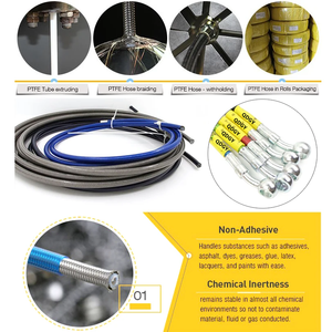 Manguera de Freno Hidráulica de 28 Grados, Color Gris Plateado, de 400 a 2200 mm, Línea de Aceite DOT, Cable Trenzado de 10 mm, Conector <span class=keywords><strong>Banjo</strong></span> para Kawasaki, <span class=keywords><strong>Yamaha</strong></span>, Honda, ATV - Product Image 6