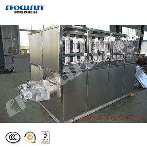 Cube Máy Làm Đá cho nhà hàng màu xanh cung cấp nước muối 10kg khối máy nước đá thép không gỉ Ice Cube máy nước WW bơm - Product Image 3